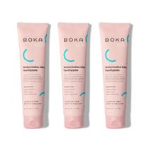 Pasta de dente Boka Nano Hydroxyapatite Remineralize 120mL, pacote com 3 unidades Pasta de dente Boka Nano Hydroxyapatite Remineralize 120mL, pacote com 3 unidades