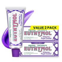 Pasta de dente branqueadora Eutymol Purple, pacote com 2 unidades, 110 ml