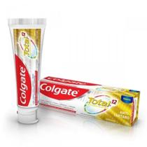 Pasta de dente colgate total 12 antitártaro com flúor de 140g