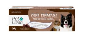 Pasta de Dente creme gel dental para cães e gatos Sabor chocolate 60 g