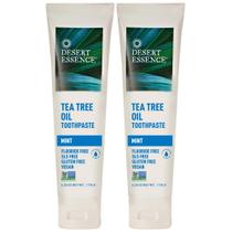 Pasta de Dente Desert Essence Tea Tree Oil Mint - 185ml (2 Unidades)