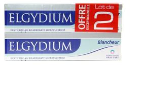 Pasta de dente Elgydium Whitening com bicarbonato 2x75mL (pacote com 2) Pasta de dente Elgydium Whitening com bicarbonato 2x75mL (pacote com 2)