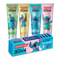 Pasta de Dente Gel Dental com Flúor Infantil Stitch Morango 104g Dentalclean