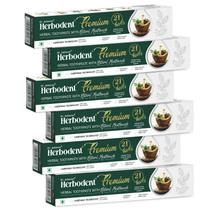 Pasta de Dente Herbodent Premium Vegana - 172ml (Pacote com 6, 21 ervas Neem)