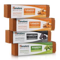 Pasta de dente Himalaya Botanique Whitening Antiplaque, 120 ml, pacote com 4