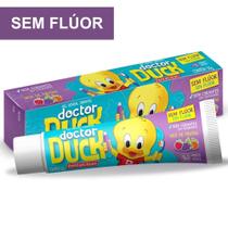 Pasta de Dente infantil Doctor Duck 50gr Sem Fluor Dentalclean