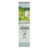 Pasta de Dente Jason Natural Products - Coco e Menta - 4,2 oz (6 Unidades)