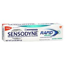 Pasta de Dente Sensodyne Rapid Relief Extra Fresh - Pacote com 4 (3.4 Oz cada)