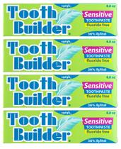 Pasta de Dente Squigle Tooth Builder Sem SLS - 4 Unidades - Alivia a Sensibilidade