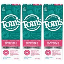 Pasta de Dente Tom's of Maine Sensitive + Whitening - Pacote com 3 Unidades (120ml cada) Pasta de Dente Tom's of Maine Sensitive + Whitening - Pacote com 3 Unidades (120ml cada)