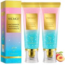 Pasta de dente Yecuce Niacinamide Whitening (pacote com 2 unidades)