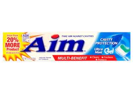 Pasta de dentes Aim Cavity Protection Anticavity Ultra Mint 165 ml