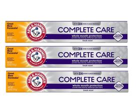 Pasta de dentes ARM & HAMMER Complete Care Fresh Mint 177ml (pacote com 3) Pasta de dentes ARM & HAMMER Complete Care Fresh Mint 177ml (pacote com 3)