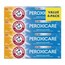 Pasta de Dentes Arm & Hammer Peroxicare Clean Mint - Pacote com 4 Unidades (180ml cada)
