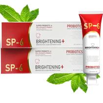 Pasta de Dentes AUTUMEGE Sp-6 Probiótica Branqueadora - Kit com 2 Unidades (140g cada) Pasta de Dentes AUTUMEGE Sp-6 Probiótica Branqueadora - Kit com 2 Unidades (140g cada)