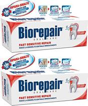 Pasta de dentes Biorepair Fast Sensitive Repair 75 mL (pacote com 2)