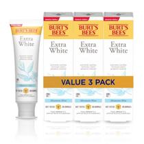 Pasta de Dentes Burt's Bees Extra White Fluoride Mountain Mint - 140ml