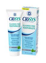 Pasta de Dentes CloSys Sem Flúor (100ml) - Sabor Menta Suave - Ideal para Viagem