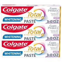 Pasta de dentes Colgate Total Active Prevention Gum Protect 90 ml, pacote com 3 unidades