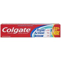 Pasta de dentes Colgate Triple Action Mint 240 ml (pacote com 6)