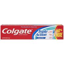 Pasta de Dentes Colgate Triple Action Mint - Pacote com 6 Unidades (120ml cada)