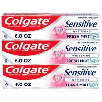 Pasta de dentes Colgate Whitening Sensitive Teeth, pacote de 180 ml x 3