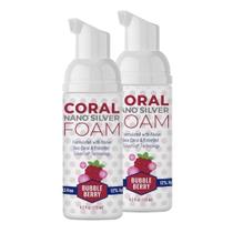 Pasta de Dentes Coral Nano Silver Kids - Sem Flúor, Bubble Berry, 120ml Pasta de Dentes Coral Nano Silver Kids - Sem Flúor, Bubble Berry, 120ml