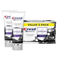 Pasta de Dentes Crest 3D White Whitening Therapy Charcoal - Kit com 2 Unidades (100mL cada) Pasta de Dentes Crest 3D White Whitening Therapy Charcoal - Kit com 2 Unidades (100mL cada)