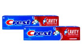 Pasta de dentes Crest Cavity Protection Regular 240 ml (pacote com 2)