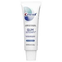 Pasta de dentes Crest Gum Detoxify Deep Clean 25 ml, tamanho de viagem Pasta de dentes Crest Gum Detoxify Deep Clean 25 ml, tamanho de viagem