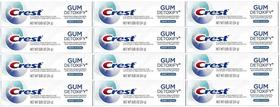 Pasta de dentes Crest Gum Detoxify Deep Clean Tamanho de viagem 24g x12 Pasta de dentes Crest Gum Detoxify Deep Clean Tamanho de viagem 24g x12