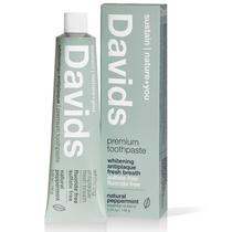 Pasta de Dentes Davids - Antiplaca e Clareadora (Sem Flúor) - 155ml