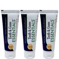 Pasta de dentes Dental Herb Company Travel 30mL (pacote com 3)