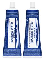 Pasta de Dentes Dr. Bronner's Peppermint - 150ml (Pacote com 2)