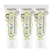 Pasta de dentes Jack N' Jill Natural Kids Sem Flúor 52mL x3