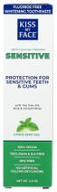 Pasta de dentes Kiss My Face, clareador sensível, hortelã cítrica, 135 ml
