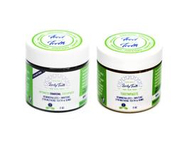 Pasta de dentes Lucky Teeth Organic Mixed Charcoal & Regular 60mL