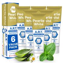 Pasta de Dentes Pearlie White Active Remineralização - Kit com 6 Unidades (110g cada)