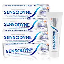 Pasta de dentes Sensodyne Extra Whitening Sensitive Teeth 120mL x4