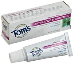 Pasta de Dentes Tom's of Maine Antiplaca e Branqueadora - 30ml - Hortelã Pasta de Dentes Tom's of Maine Antiplaca e Branqueadora - 30ml - Hortelã