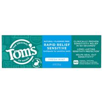 Pasta de Dentes Tom's of Maine Rapid Relief Sensitive - 120ml Pasta de Dentes Tom's of Maine Rapid Relief Sensitive - 120ml