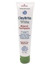 Pasta de dentes Zion Health ClayBrite com xilitol 120 mL com argila