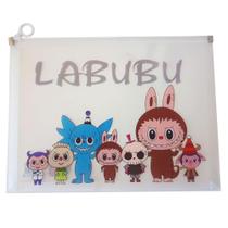 Pasta De Documentos Multiuso Labubu Tamanho A4 Com Ziper Pasta De Documentos Multiuso Labubu Tamanho A4 Com Ziper