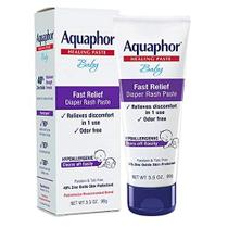 Pasta de erupção cutânea de fraldas de bebê Aquaphor - Para erupção cutânea séria e flare-ups - 3,5 Oz. Tubo