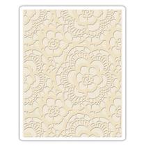 Pasta de gravação em relevo Sizzix 661824 Lace para cartolina e papel