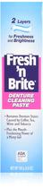 Pasta de limpeza de dentaduras Stim-U-Dent Fresh'n Brite, 1 pacote Pasta de limpeza de dentaduras Stim-U-Dent Fresh'n Brite, 1 pacote