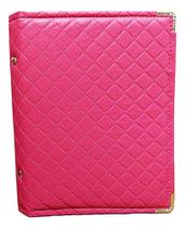 Pasta De Louvor Capa Matelassê Pink Para Coroas De Igreja N-3