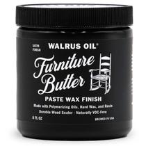 Pasta de manteiga para móveis, cera, acabamento em madeira, óleo de morsa, 240 ml