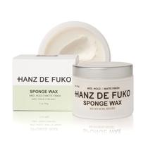 Pasta de modelagem de cabelo Hanz de Fuko Sponge Wax 60 ml de fixação média