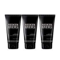 Pasta de moldagem para modelagem de cabelo Redken Brews High Hold 150 mL x3